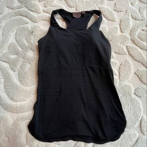 Black athlete workout top